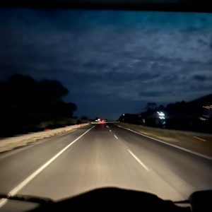 Night driving down the Hume